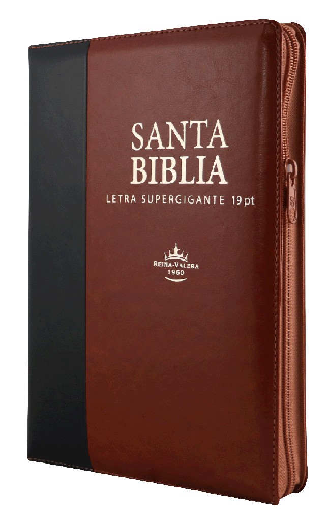 Biblia Reina Valera 1960 Grande Letra Supergigante Imitación Piel Marrón Café