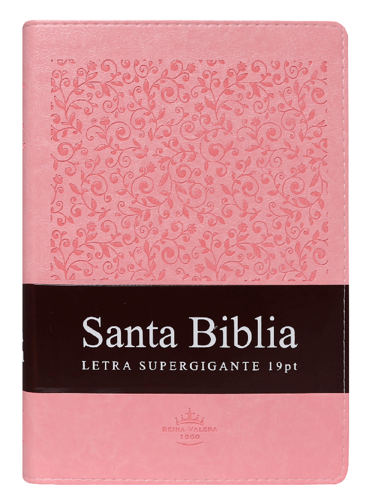 Biblia Reina Valera 1960 Grande Letra Supergigante Imitación Piel Rosa